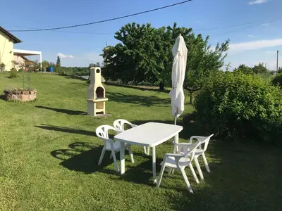 Jardin de l'établissement Gite du Château