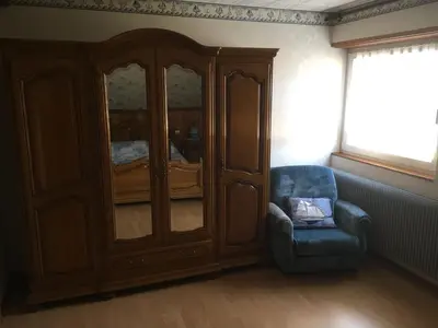Coin salon dans l'établissement Gite du Château