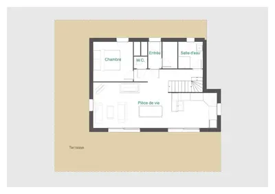 Plan de l'établissement Chalet Myrtille