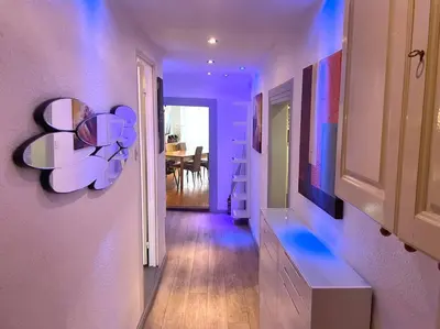 Un ou plusieurs lits dans un hébergement de l'établissement Spacious apartment in the heart of the center