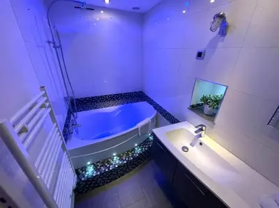 Salle de bains dans l'établissement Spacious apartment in the heart of the center