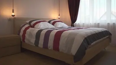 Un ou plusieurs lits dans un hébergement de l'établissement les charmes de la vallée noble