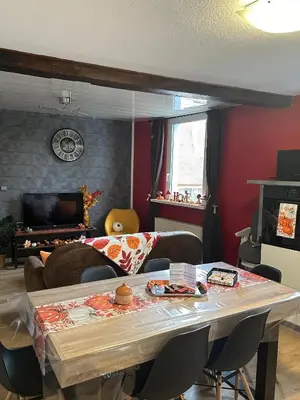 Coin salon dans l'établissement Le cocon de Marckolsheim proche Europapark