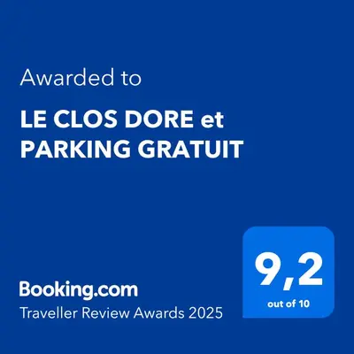 Certificat, récompense, panneau ou autre document affiché dans l'établissement Gite Le Clos Doré à Beblenheim Parking privé
