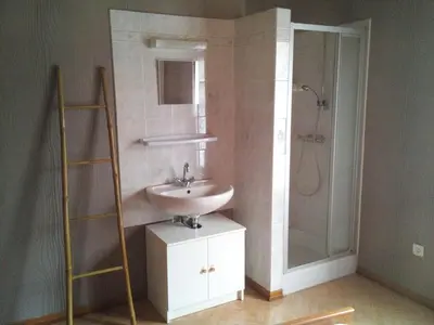 Salle de bains dans l'établissement Gîte du vigneron