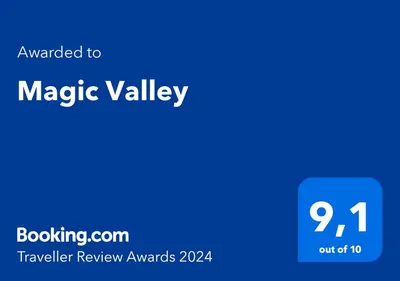 Certificat, récompense, panneau ou autre document affiché dans l'établissement Magic Valley