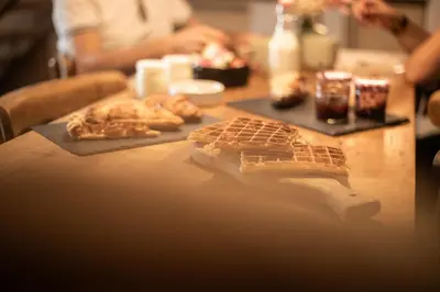 Nourriture dans la maison d'hôtes ou à proximité