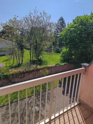 Balcon ou terrasse dans l'établissement GITE W