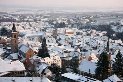 L'établissement Domaine Jean Sipp en hiver