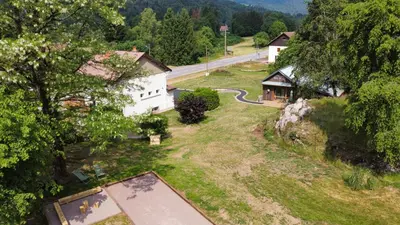 Paysage naturel près de la maison de vacances