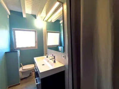 Salle de bains dans l'établissement La Salixienne maison 6/7 pers