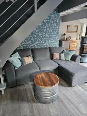 Coin salon dans l'établissement La Salixienne maison 6/7 pers