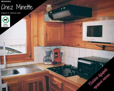 Cuisine ou kitchenette dans l'établissement Le 