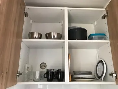 Cuisine ou kitchenette dans l'établissement Happy Cosy