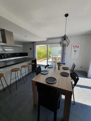 Cuisine ou kitchenette dans l'établissement Le 6 : maison individuelle au cœur de l'Alsace