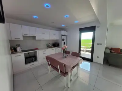 Cuisine ou kitchenette dans l'établissement Cocon zen et confortable à proximité de Colmar