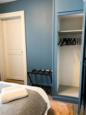 Un ou plusieurs lits dans un hébergement de l'établissement Le Baumann Concept: Appartement de Charme dans un Monument Historique
