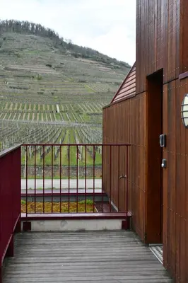 Balcon ou terrasse dans l'établissement Appartements de Manon au cœur des vignes