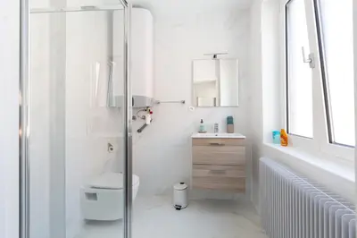 Salle de bains dans l'établissement La Maison de maître - centre historique - 3 rue henriette