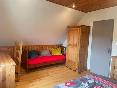 Un ou plusieurs lits dans un hébergement de l'établissement Chamois Rouge