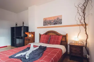 Un ou plusieurs lits dans un hébergement de l'établissement Studio cosy proche centre-ville et gare