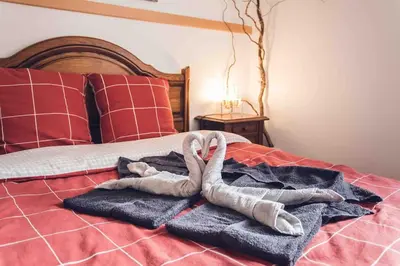 Un ou plusieurs lits dans un hébergement de l'établissement Studio cosy proche centre-ville et gare