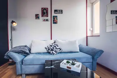 Coin salon dans l'établissement Studio cosy proche centre-ville et gare