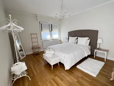 Un ou plusieurs lits dans un hébergement de l'établissement BONNE IDEE - Suite GEORGETTE - Meublé de tourisme 3 étoiles