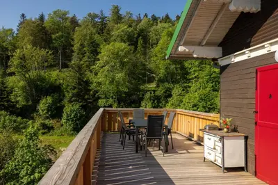 Balcon ou terrasse dans l'établissement Eden du Boenlesgrab