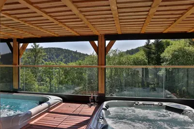 Vue générale sur la montagne ou vue sur la montagne depuis le B&B/chambre d'hôtes