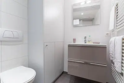Salle de bains dans l'établissement Historic city center - Petite Venise suites
