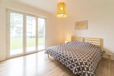 Un ou plusieurs lits dans un hébergement de l'établissement JUST FOR YOU - Balcon - Parking - Calme- Fibre - RELAX BNB