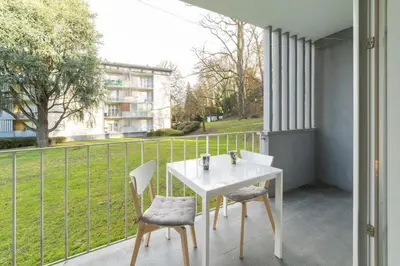 Balcon ou terrasse dans l'établissement JUST FOR YOU - Balcon - Parking - Calme- Fibre - RELAX BNB