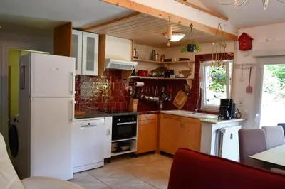 Cuisine ou kitchenette dans l'établissement Gîte Le Cincle au cœur du massif des Vosges