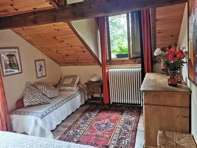 Un ou plusieurs lits dans un hébergement de l'établissement La grange à Léon