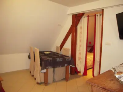 Télévision ou salle de divertissement dans l'établissement Bel appartement de charme de 70 m2