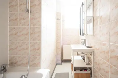 Salle de bains dans l'établissement L'Escapade Mulhousienne