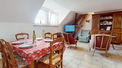 Coin salon dans l'établissement Le Clos de Charlotte