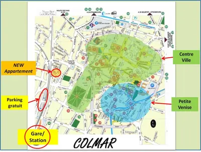 Plan de l'établissement NEW appartement proche gare et centre-ville