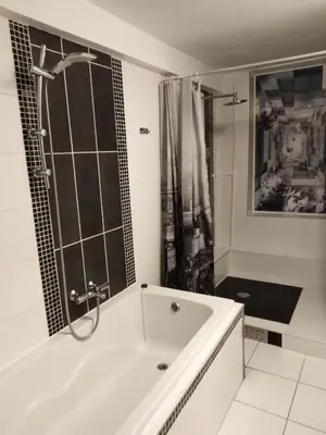 Salle de bains dans l'établissement Appart du 21
