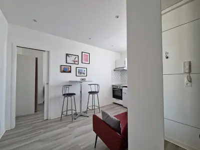 Cuisine ou kitchenette dans l'établissement Le ciel étoilé, Belfort ville