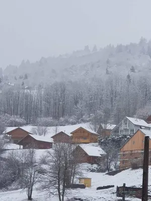 L'établissement Nid douillet à La Bresse en hiver