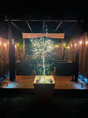 Jardin de l'établissement appartement cosy et lumineux avec parking gratuit