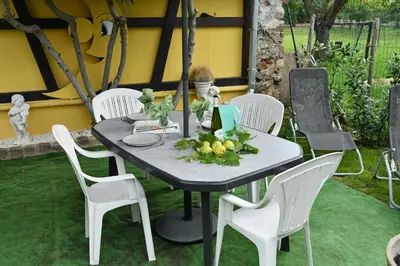 Jardin de l'établissement Gîte du Parc