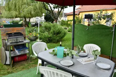 Jardin de l'établissement Gîte du Parc