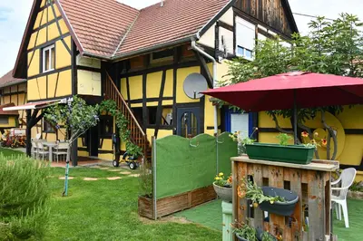 Jardin de l'établissement Gîte du Parc