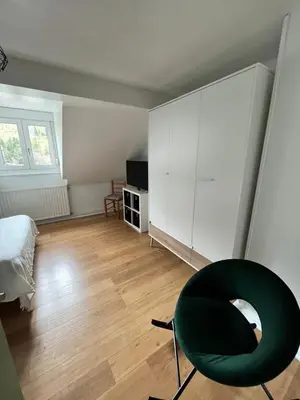 Un ou plusieurs lits dans un hébergement de l'établissement Appartement 6/8 pers Le Petit Bertin