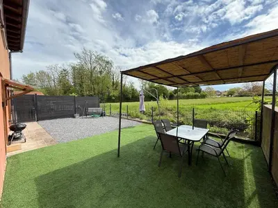 Jardin de l'établissement Gîte Centre Alsace proche d’Europa Park