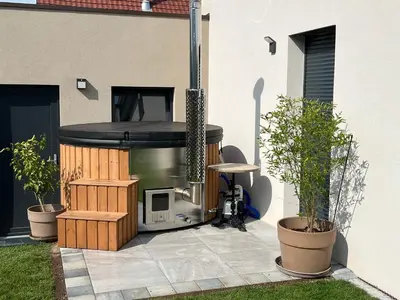 Jardin de l'établissement Gîtes du bel Alsace