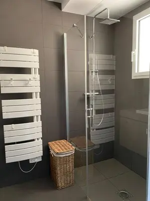 Salle de bains dans l'établissement Appartement Gérardmer